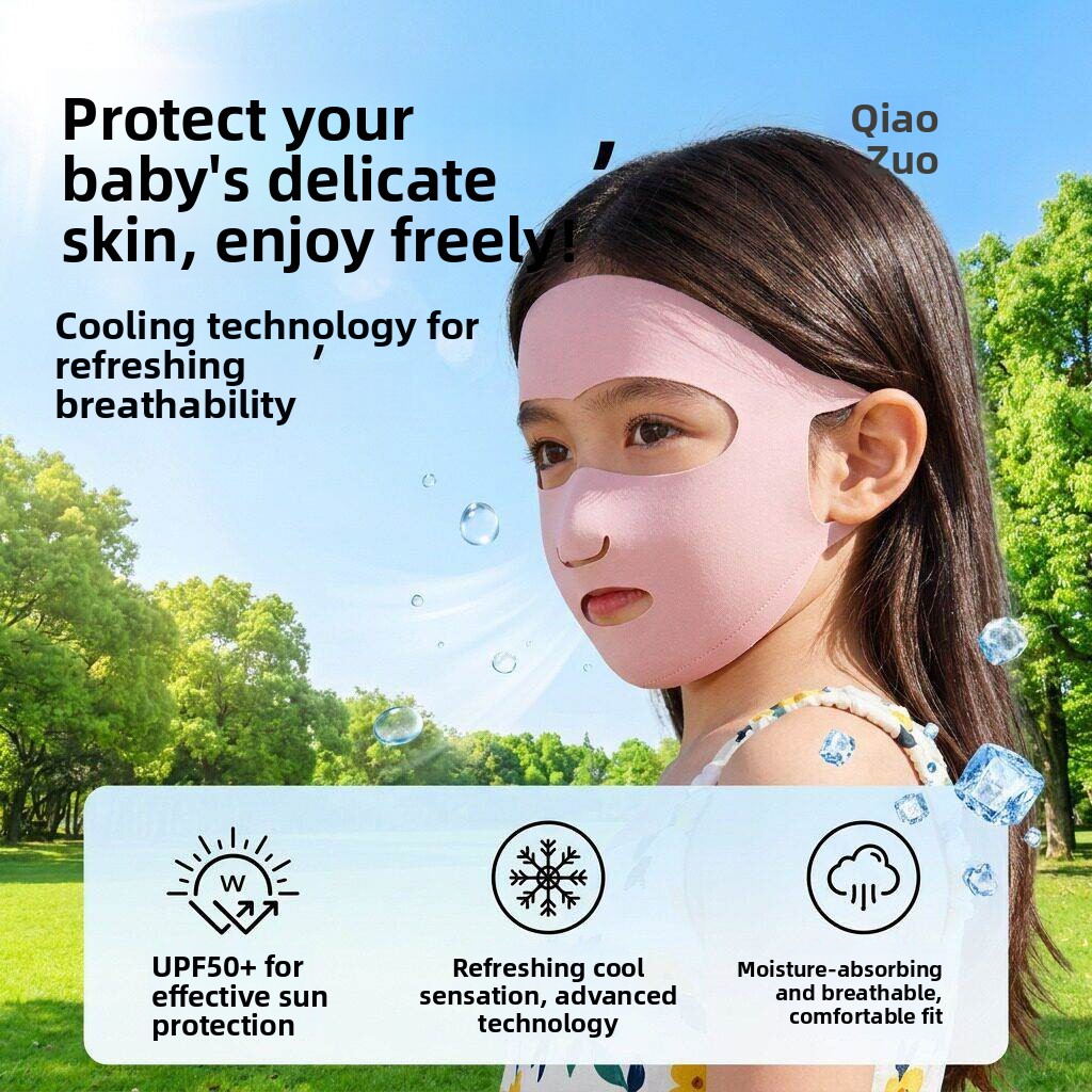 Kids Face Mask - Maschera Protettiva Solare per Bambini in