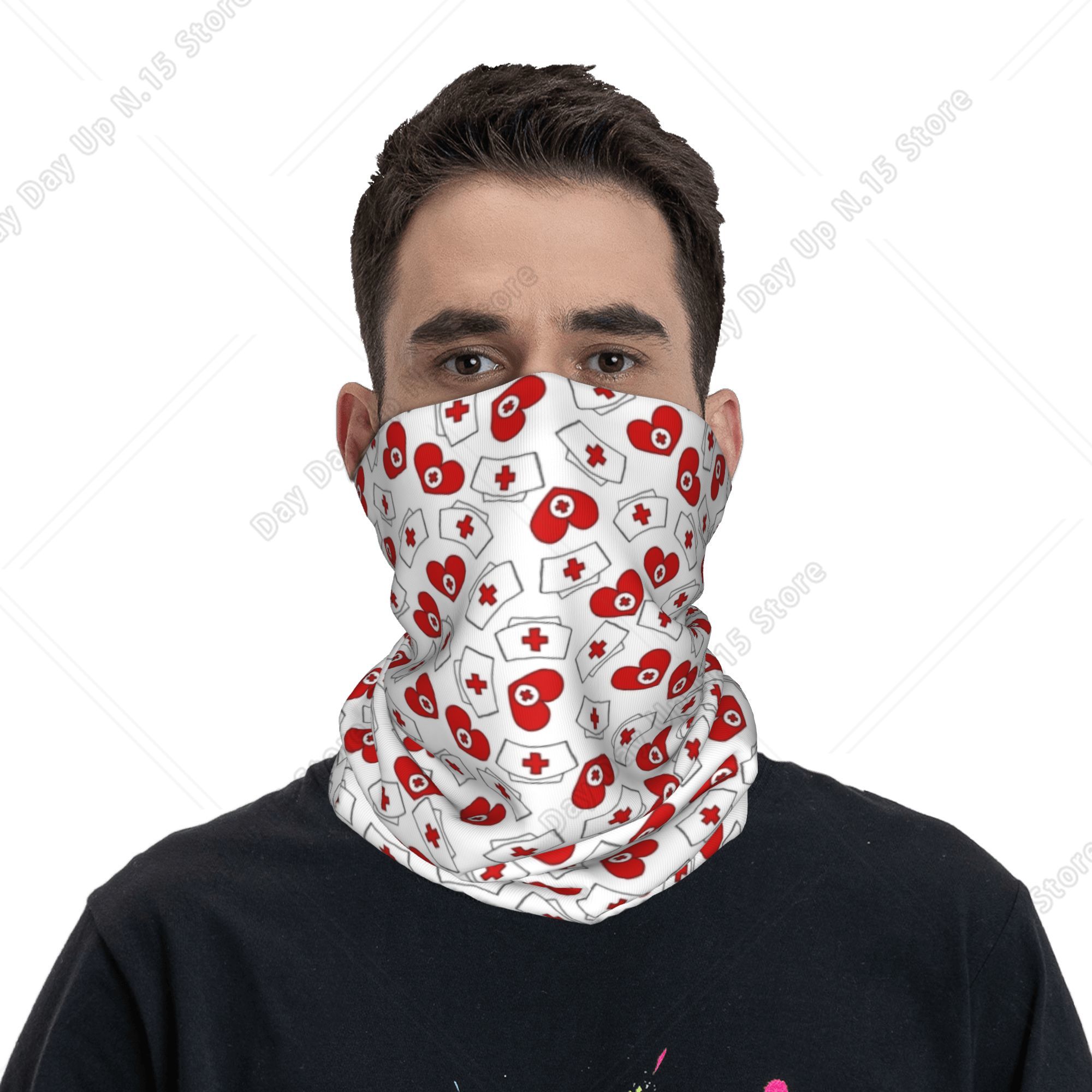 Scaldacollo con Motivo a Cuore - Neck Gaiter Face Cover recensione e prezzo
